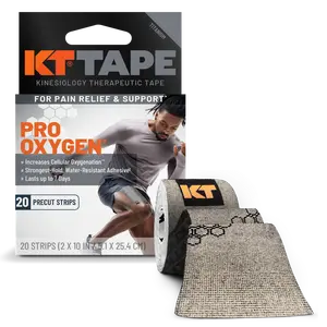 KT Tape Pro Oxygen - The Only Sports Tape With Celliant Technology - For Pain Relief & Support