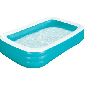 Bluescape 10ft Family Inflatable Swimming Pool, Rectangular, Age 6 & up, Unisex