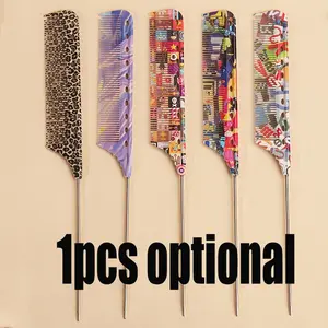 Pointed Tail Comb, 1 Piece Professional Makeup Plate Hair Comb, Anti Static Rattail Comb, Precision Parting Comb, Braiding Combs, Teasing Combs, Durable Hairdressing Comb