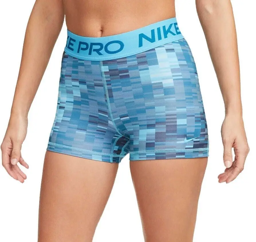 Nike Women MidRise 3" Training Shorts Geometric PrintSz
