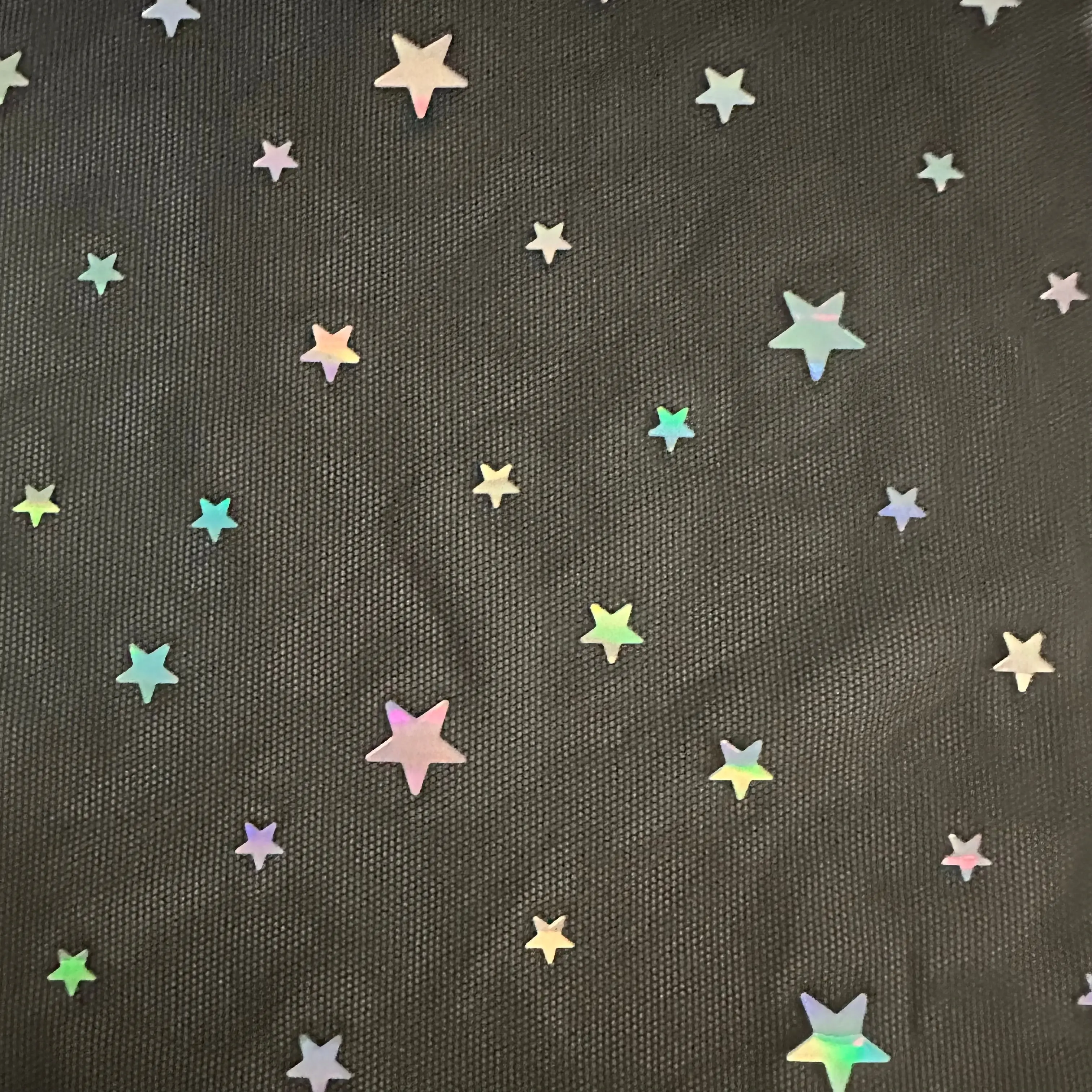 Starry Night Power Mesh Fabric, Elegant Hologram 4-Way High Stretch Nylon Spandex Material for Dressmaking, Dancewear & Cosplay, High Stretch Fabric, Line Dry, Space, Event Decor, Sports Apparel, Holographic Shine, Galaxy Look, Cosplay Wear, Glam, By Yard