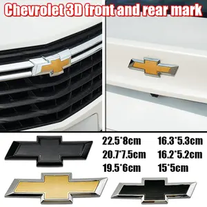 Chevrolet Car Front & Rear Emblem Badge, Rust-Resistant Secure Fit, Exterior Enhancement, Precision Match for Cruze Classic, Malibu Xl, Volt, Equinox, Sonic, Mark