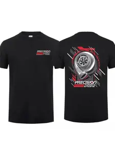 Precision Turbo & Engine T-Shirt — A striking tee featuring a bold turbo graphic; high-performance diesel-themed apparel suitable for both men and women, making it the ideal gift for car and truck enthusiasts.