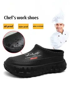 Unisex's Waterproof & Non-slip Platform Fashion Indoor Outdoor Slippers Slides, Lightweight Simple Slip on Shoes for Men & Women, Casual Comfortable Breathable Shoes for Daily Wear