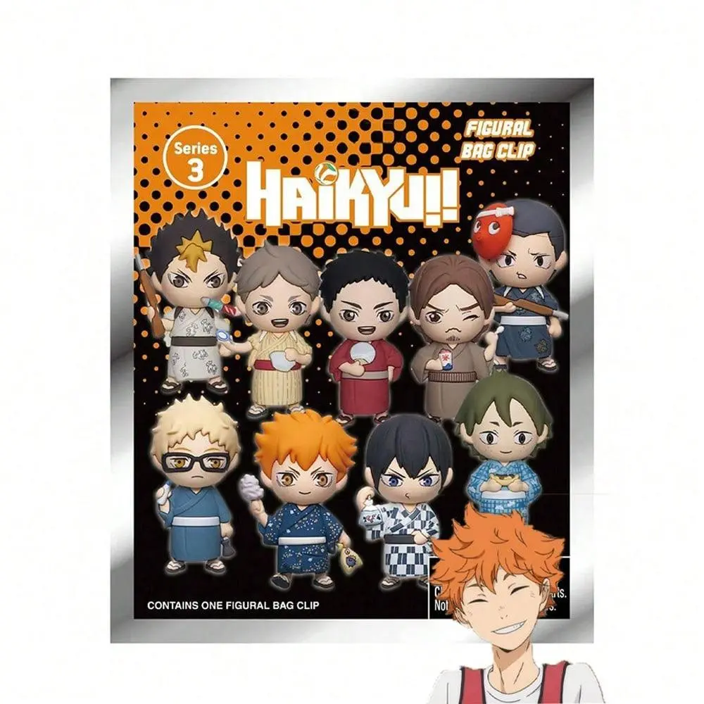 1PC TOEI ANIMATION One Piece Blind Box Keychain Collectibles Series Figures, Figural Bag Clip, Collectible Anime Characters Luffy Zoro Nami Mystery Surprise, 3D Cartoon Fashion Trend for Bags Keys