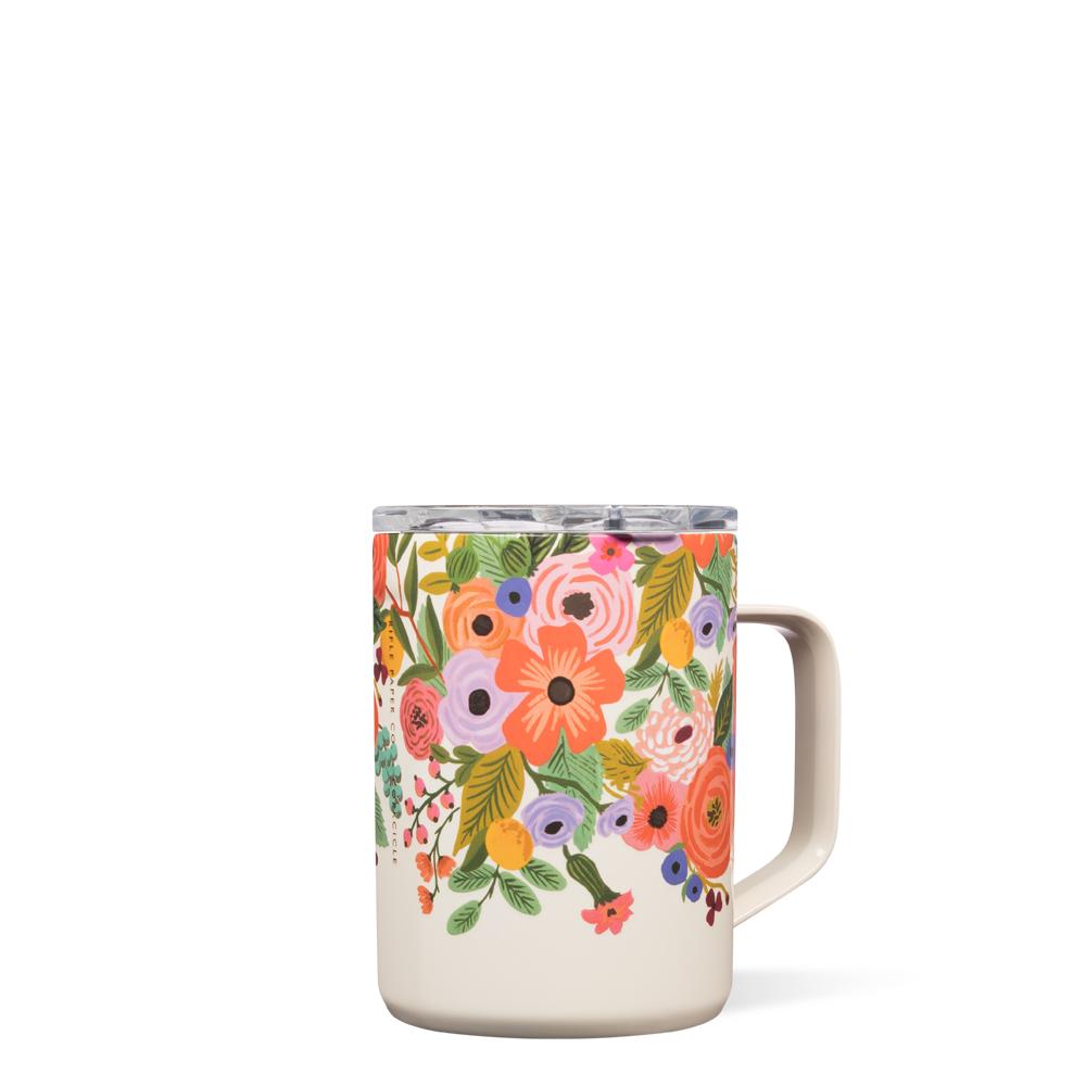 Rifle Paper Co. Floral Ceramic Coffee Mug - Kitchen Drinkware for Daily Use, Ceramic Coffee Cup, Beverage Mug, Cozy Tea Cup