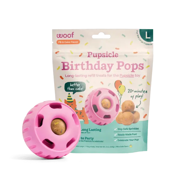 WOOF Pupsicle Party Pack Treats Refillable