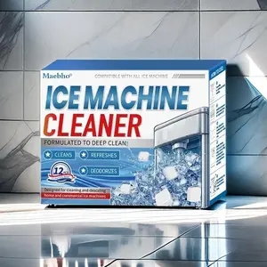 ce Machine Cleaner Maker Descaler,Nickel Safe Scale Remover for CountertopHelps Remove Hard Water and Mineral Buildup for Great-Tasting Ice