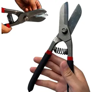 Metal Sheet Cutters, Tin Snips for Straight  Metal Sheet,Heavy Duty Shears Tool for  Wire, Keel, , (Metal Sheet Cutters 10.5 Inch)
