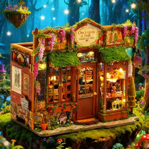 Miniature Dollhouse Kit, DIY Mini House Model, Creative Gift for Boyfriend, Boys, Girls, Best Christmas Birthday Present