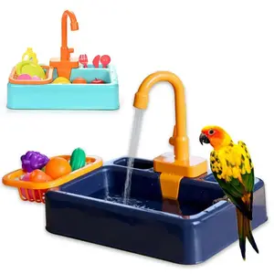 Automatic Bird Bathtub and Shower with Faucet