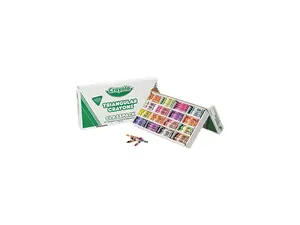 Classpack Triangular Crayons, 16 Colors, 256/Bx