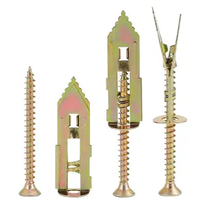 Gypsum Board Expansion Screws Fiber Cement Insulation Board No-Drill Self-Tapping Expanding Screws Nail, Durable & Easy Installation, Wallboard Screws