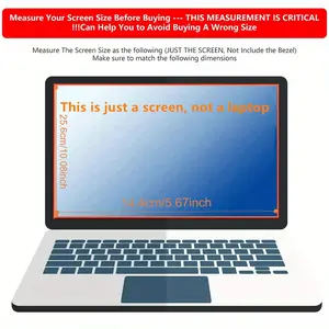 3-Piece 11.6 Inch Anti-Glare Screen Protector 5H Hardness Matte Plastic for HP Dell Sony Samsung Lenovo Acer Razer Gateway Chromebook Laptops Tablets