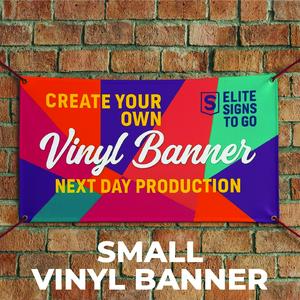 Custom Vinyl Banner Durable Vibrant Design for Any Space Small Sizes