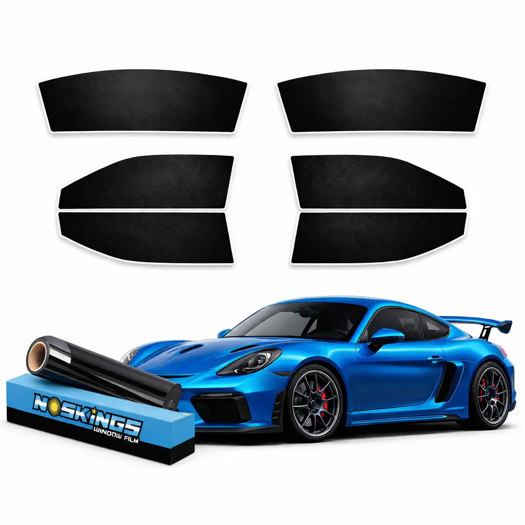 Nano Carbon Precut Window Tint Kit - Custom Fit for Car, Truck & SUV | 99% UV Protection, TSER 75% Heat Reduction