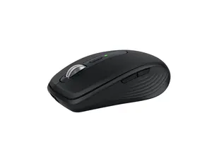 Logitech MX Anywhere 3S Compact Wireless Mouse, Fast Scrolling, 8K DPI Any-Surface Tracking, Quiet Clicks, Programmable Buttons, USB C, Bluetooth, Windows PC, Linux, Chrome, Mac, Black