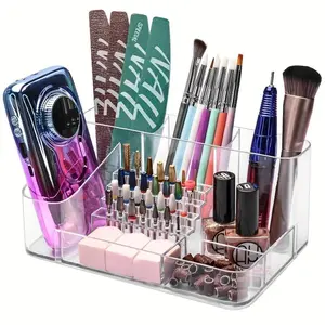 Nail drill bit rack - storage box for nail tools, skin care products and small tools, Cosmetics Organizer Storage