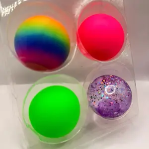 4 Pack Squishy Stress Balls | Colorful Sensory Toys | Super Soft Squeeze | Relax & Focus Toy