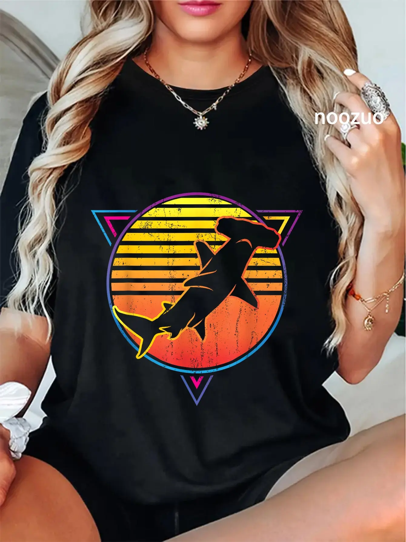 100% Cotton Hammerhead Shark Vintage T-Shirt