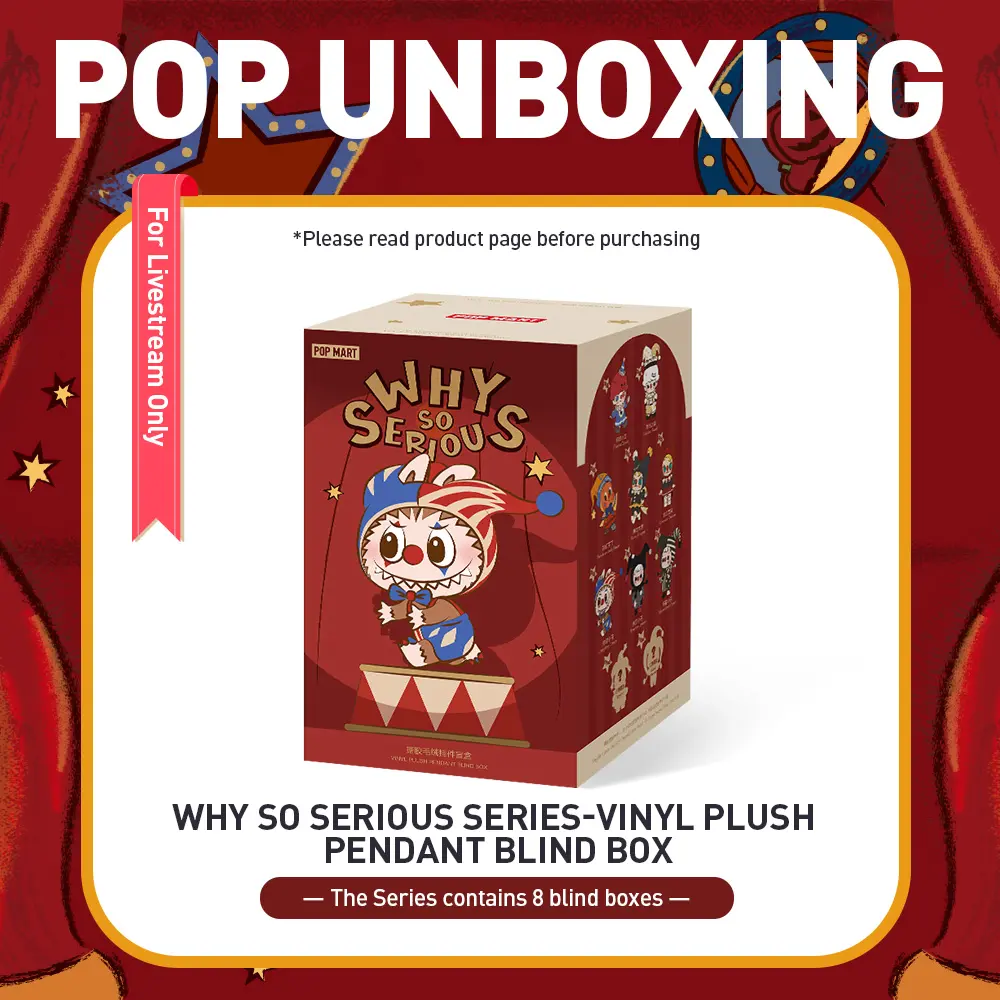 Unboxing-WHY SO SERIOUS Series-Vinyl Plush Pendant Blind Box-3.0