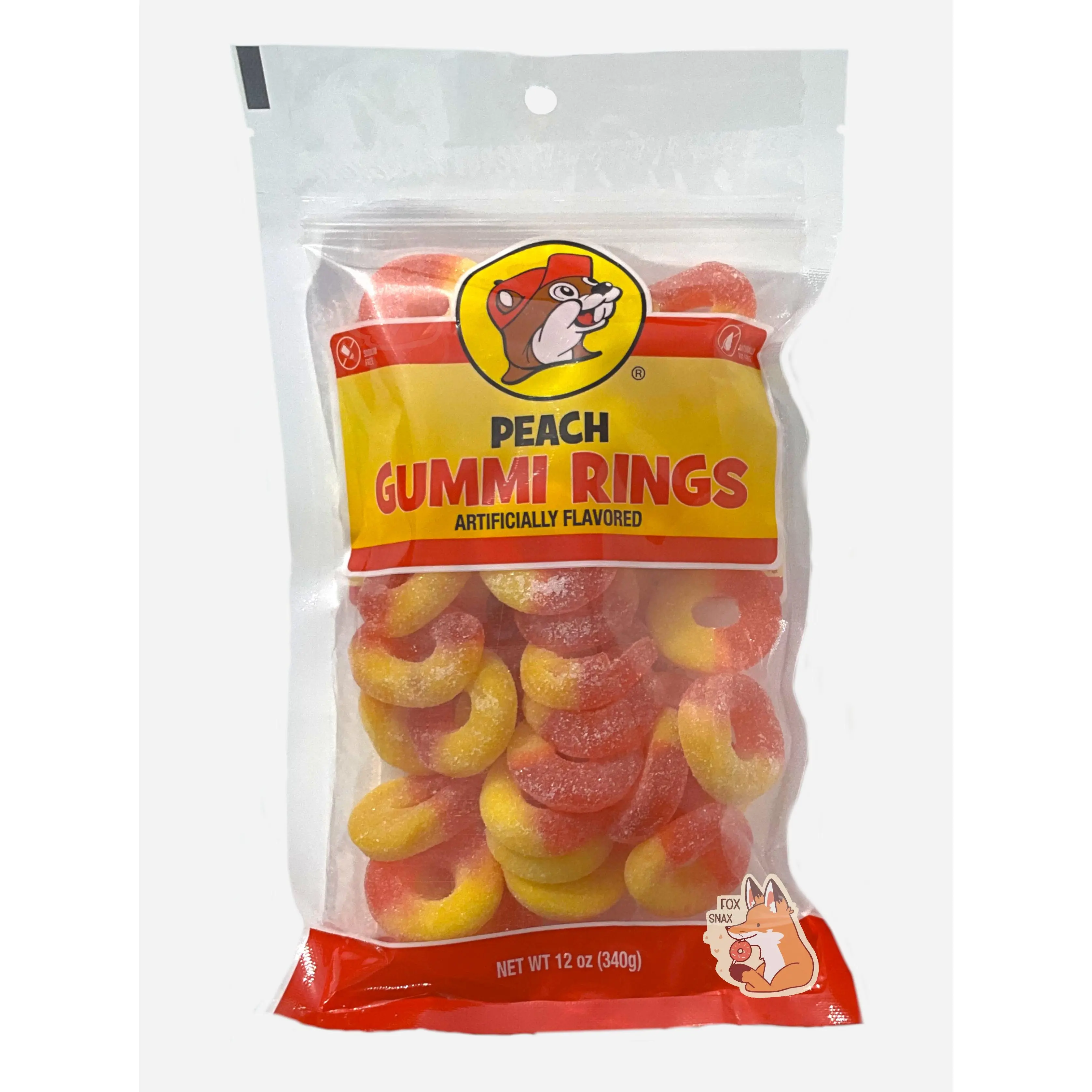 Buc-ee's Gummi Peach Rings