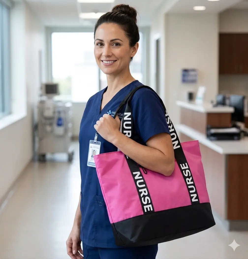 Nurse Tote Bag | Medical Tote Bag | Personalized RN Gift | Healthcare Worker Gift