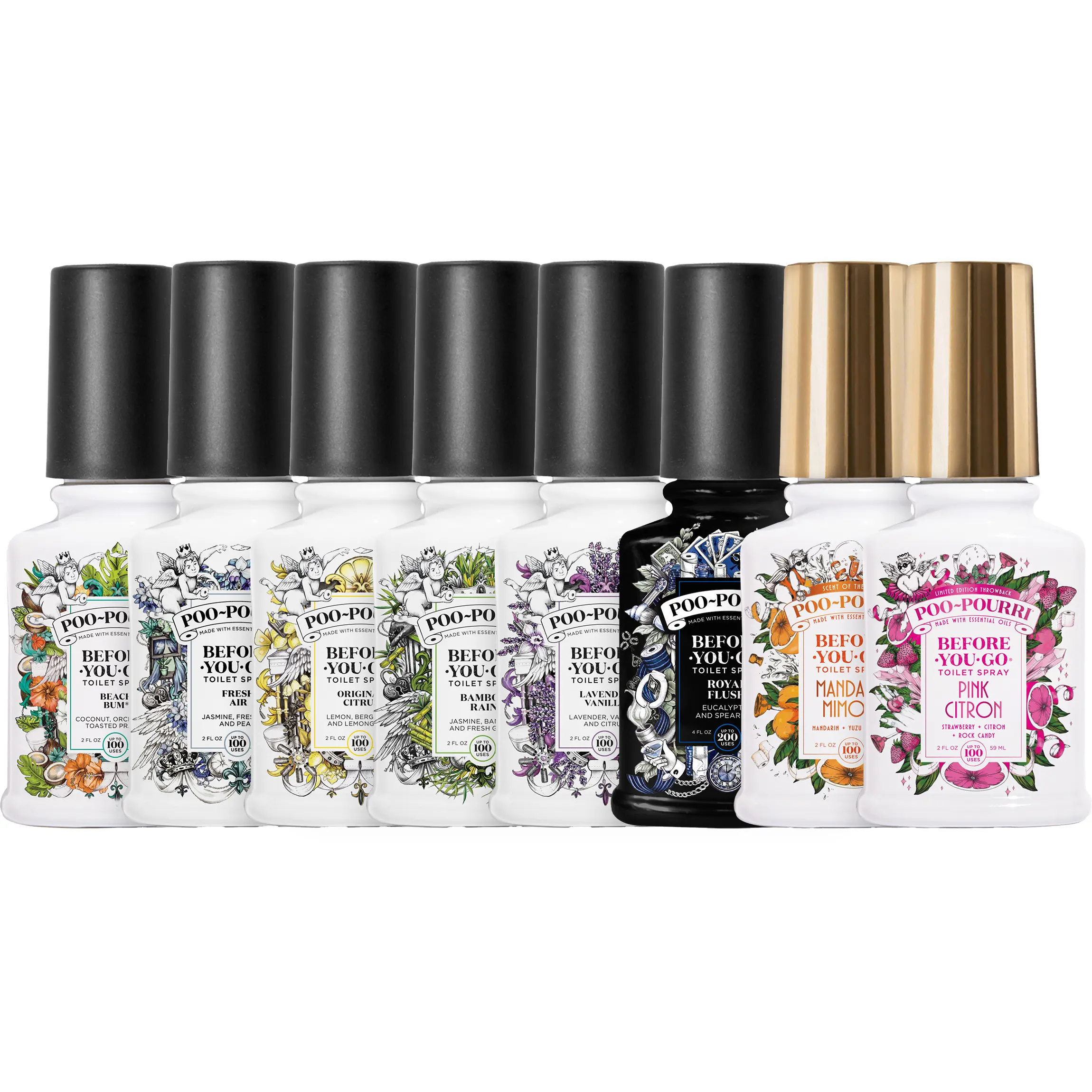 Poo~Pourri Toilet Spray 2oz - Before-You-Go Bathroom Odor Eliminator (Up to 100 Uses) Poo~Pourri Toilet Spray 2oz - Before-You-Go Bathroom Odor Eliminator (Up to 100 Uses)