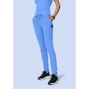 6 Pocket Slim Pants Ceil Blue