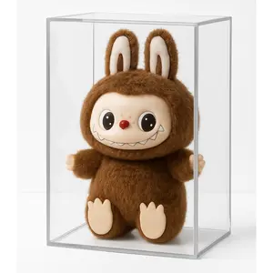 OnDisplay Premium Hard Protector Case for Labubu® Dolls and Keychains - Stackable Acrylic Display Case