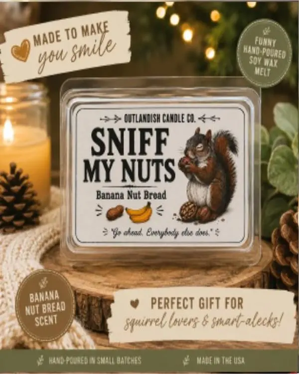 Humorous Scented Wax Melt, Home Fragrance Wax Melt for Living Room Bedroom, Long-Lasting Aromatherapy Home Care Supply