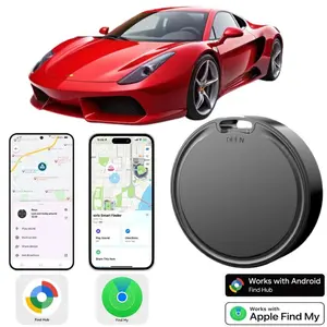 Universal Anti-loss device Smart Tracker for Android & iOS. 30m Range with Sound Alert. 210mAh Long-Lasting Battery. Ø32mm with just 7mm Thickness, 9g Ultra-Light with Lanyard – Easy to Carry. Works for Pets, Keys, Luggage, and Wallets.