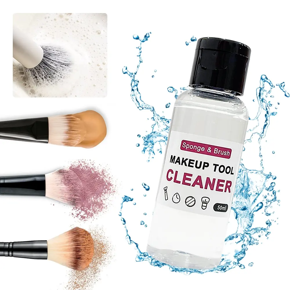 1/3pcs Makeup Brush Cleaner, Makeup Sponge Puff Liquid Cleaner Solution, Professional Makeup Brush Cleaner, Foam Rich, Easy To Wash and Residue Free, Deep Clean Brush, Makeup Brushes Cleaner, Cosmetic Brush Cleaner