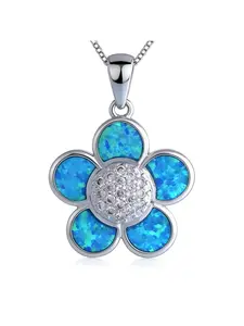 Elegant Petals Casual Simple Trendy Opal Jewelry Casual Trendy Opal Pendant for Women Gifts Deal for Daily Party Wear