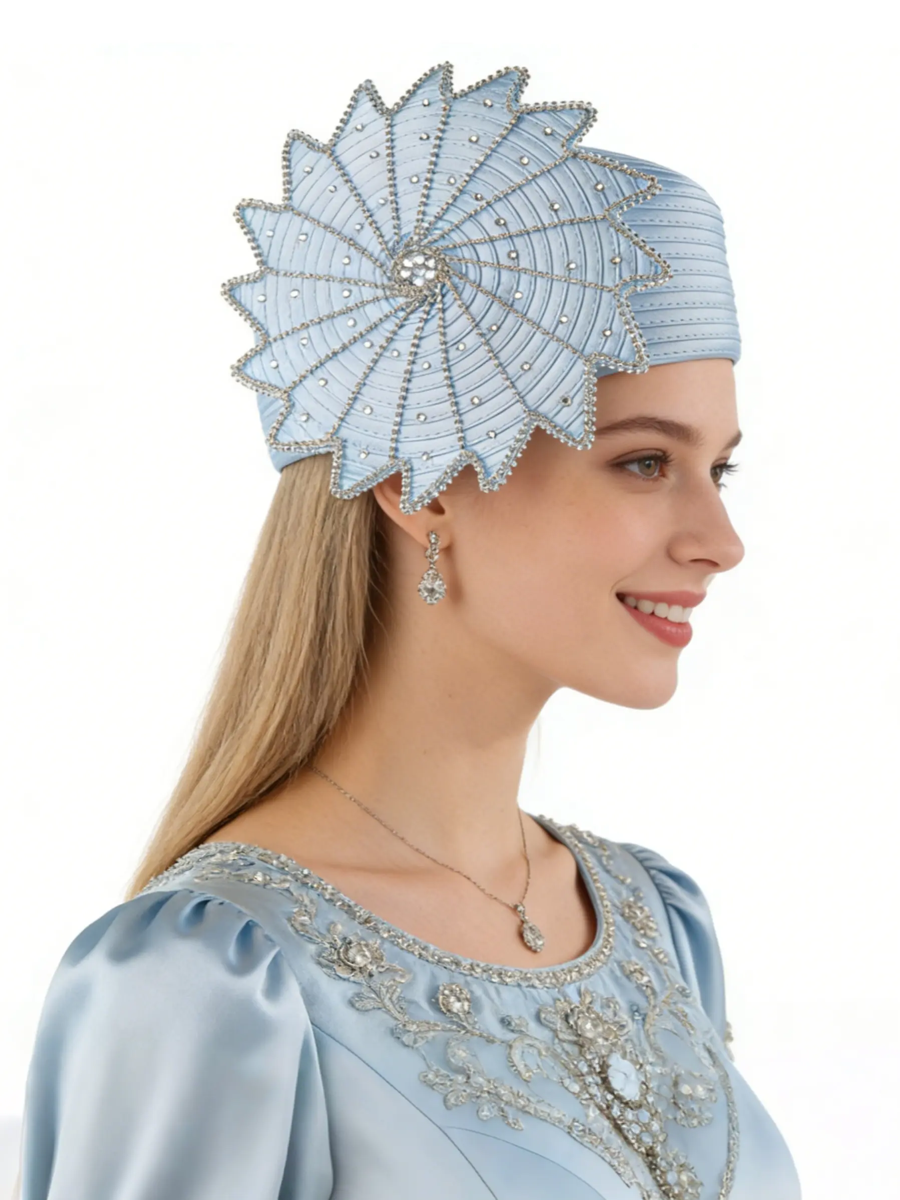 Wedding Bridal Church Party Derby Hats for Women Beaded Bow Formal Bowler Hat Brimless Fascinator Flat Top Fedora Hats Bridal Headpiece Bridal Accessory Styling Accessory