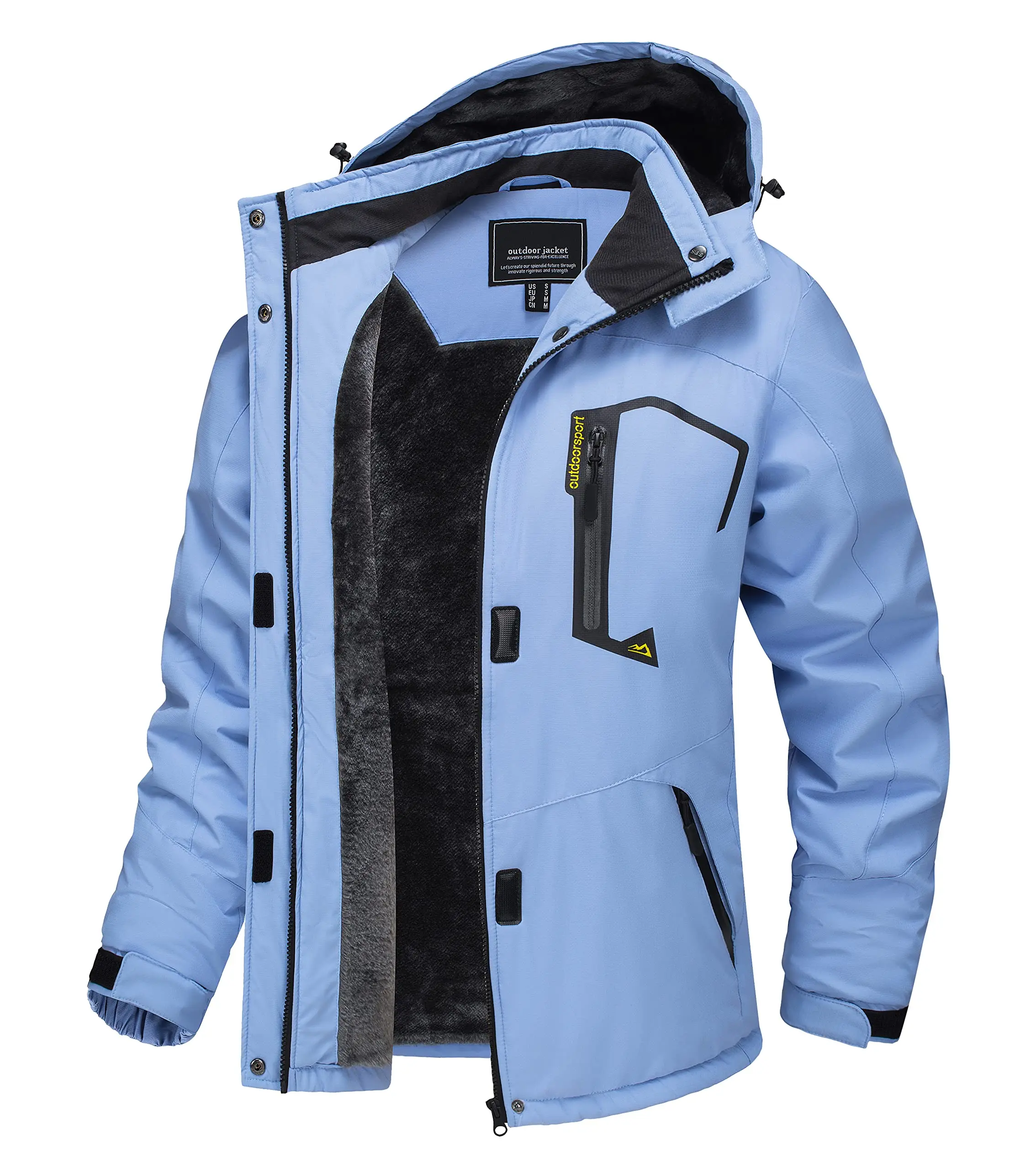 Cotrasen Women's Waterproof Ski Jacket Hooded Fleece Lined Warm Winter Jacket Snow Coat Mountain Windproof Rain Windbreaker FallFreshness Outdoorfun Fathersdaygift