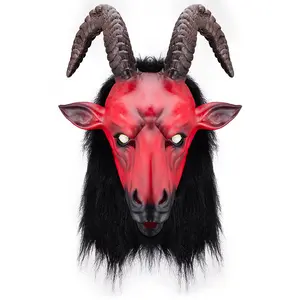 Halloween Giraffe Latex Mask Costume Headwear Party Bar Props