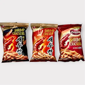 3Packs Flavors Nongshim Korean Shrimp Crackers 75g