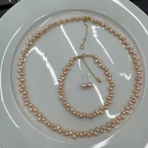 KK Freshwater Pearl Set 3-4mm SKU：TZ-108