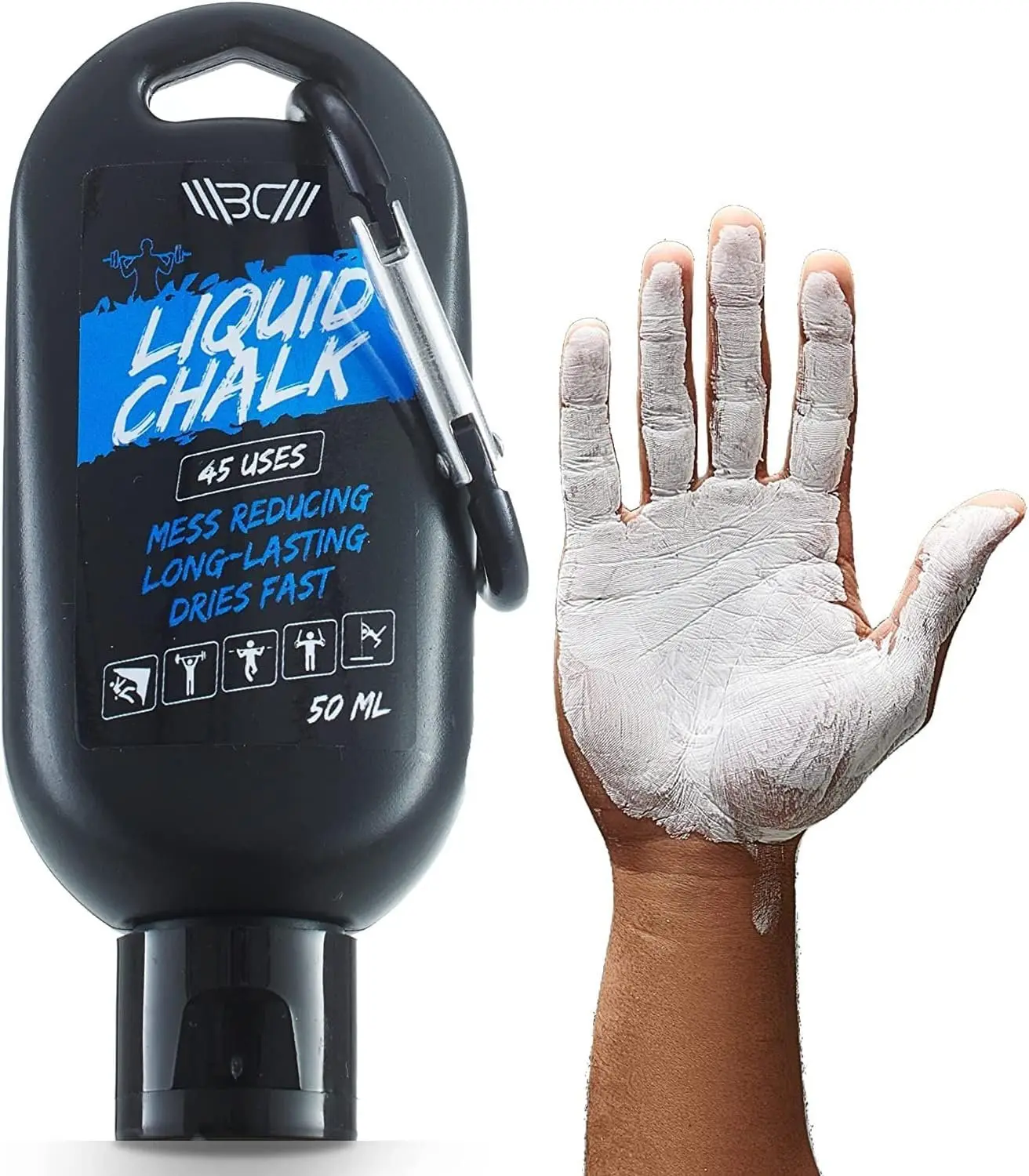 Mess Free Liquid Chalk - Gym Chalk for Weightlifting, Gymnastics, Climbing, Powerlifting -  Chalk - Hand Grip Chalk