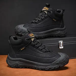 New Winter Men’s Outdoor Hiking Boots Durable Work Shoes Designed for Both Work and Leisure Waterproof Slip Resistant Suitable for Outdoor Activities and Wear-Resistant Mountaineering Shoes fathersdaygift