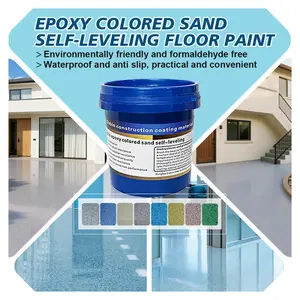 Environmental-friendly Epoxy Sand Floor Paint not prone to cracking not easy to peel off not prone to peeling