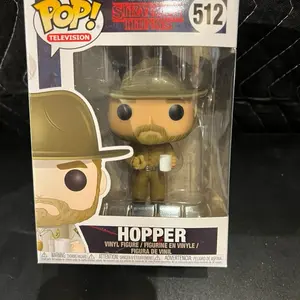 Funko Pop! Television Stranger Things Hopper Vinyl Figure 512 Collectible Toy