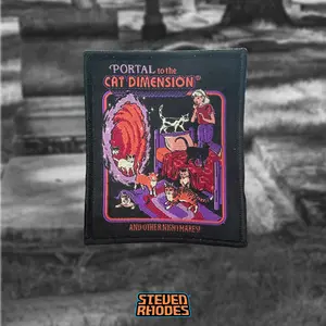 Portal to the Cat Dimension Iron-on Patch