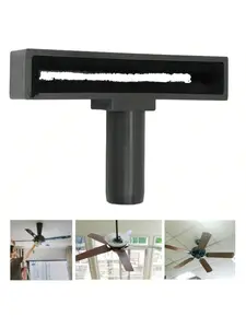 Ceiling Fan Blade Cleaner Duster,Washable Brush Fan Cleaning Tool Ceiling Fan Cleaning Vacuum Attachment For Vacuum Cleaners For Most Vacuum Cleaners Reusable Cleaning Tool For High Ceiling Fan