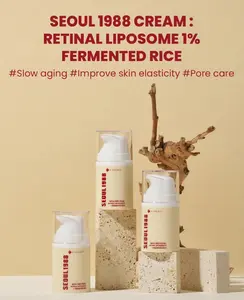 K-SECRET SEOUL 1988 Retinal Cream – Formulated with Advanced Retinal Liposome 1% and Fermented Rice Extract 50mL, wrinkle reducing, brightening, and smooth out uneven skin tone