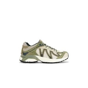 Salomon XT-Whisper Embroidery Sneaker in Deep Lichen Green, Eucalyptus & Butterfly