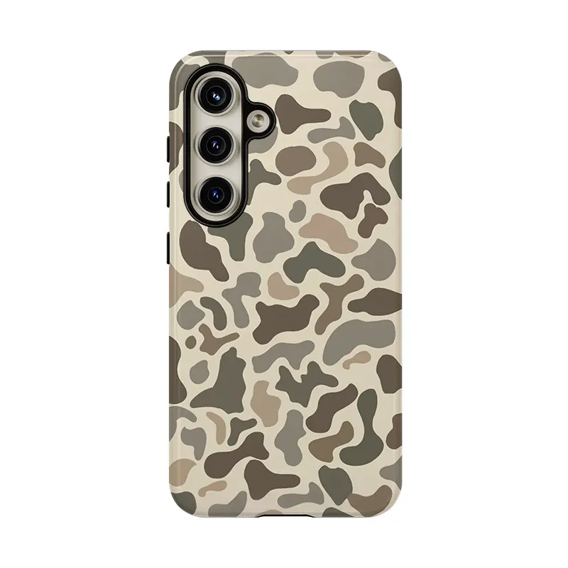 Camo Pattern Samsung Phone Case - Shockproof Rugged Dual-Layer Soft TPU Hard Bumper Casing, Accessories for Galaxy S25 S24 S23 S22 S21 NOTE20 Ultra A71 A56 A36 with Full Protection