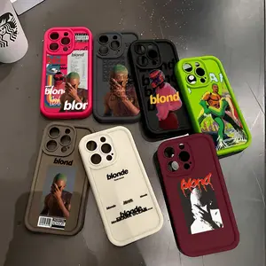 Singer Frank Blonde Oceans Soft TPU Back Phone Case for iPhone 16,15,14,13,12,11 Pro Max,Mini,XR,XS,X,7,8 Plus - Smartphone,Cellphone,Handheld Devices Accessories