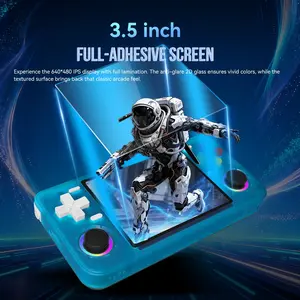 New Rf35h Handheld Game Console, Rk3326 Processor, Linux System, 3.5-Inch IPS Display, Supports 30+ Emulators, Wi-Fi Enabled, Ideal Gift for Gamers, Gaming Handheld